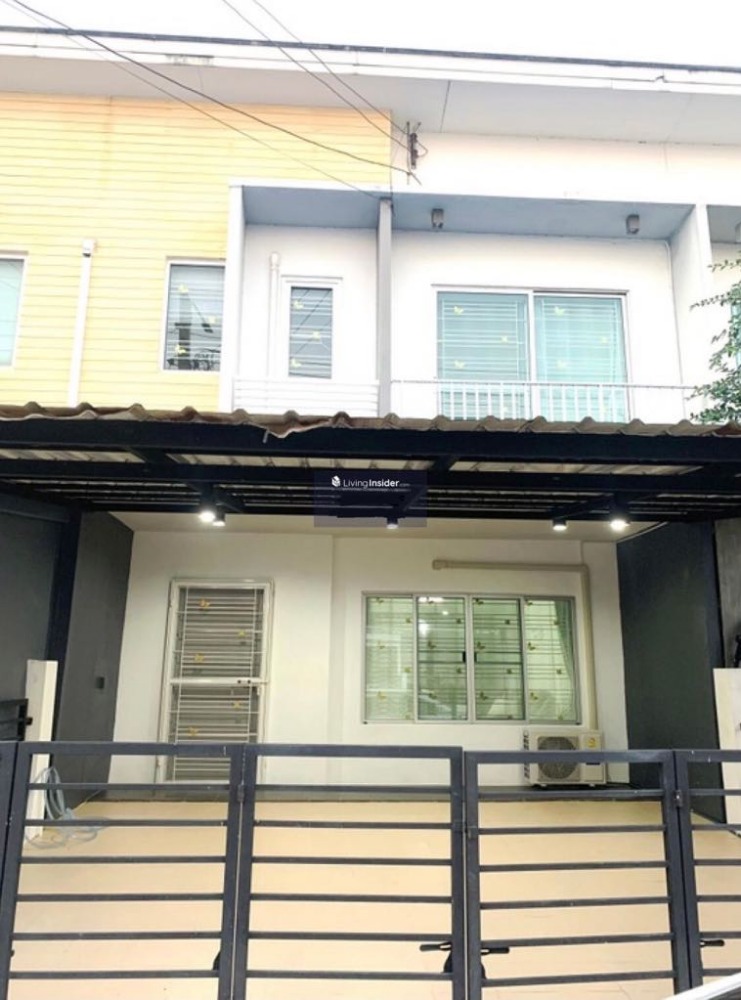 For RentTownhouseNawamin, Ramindra : Townhome, 3 bedrooms, 2 bathrooms, 2 parking spaces, width 21 square wah, fully furnished 💥 The Connect 20 Watcharapol Expressway 🔥 Location near the expressway (Ram Intra-Achanong and the entrance/exit point of Sukhaphiban 5 Expressway, Chatuchak) 🚊 Near