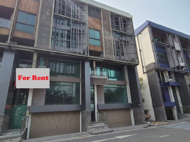 For RentTownhouseBangna, Bearing, Lasalle : For Rent Building for rent / Home office 5 floors, The Pretium Bangna project, The Pretium Bangna, good location / 2-unit building type / with passenger lift / usable area 920 square meters / parking for 6 cars / can be used as an office, can register a c