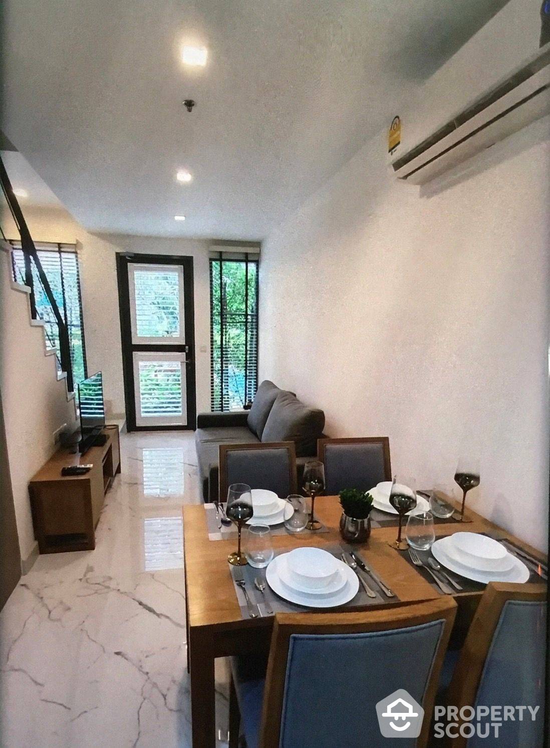 For RentCondoOnnut, Udomsuk : 1-BR Duplex at Ideo Mobi Sukhumvit 81 near BTS On Nut