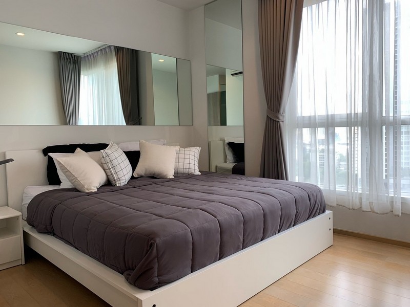 ให้เช่าคอนโดสุขุมวิท อโศก ทองหล่อ : For Rent HQ by Sansiri 1 Bed 1 Bath 43 sqm. Floor 18 - OJ_168_HQ55