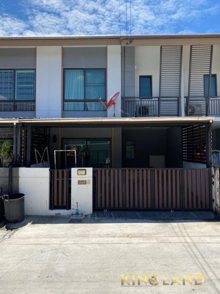 For RentTownhouseNawamin, Ramindra : For rent, 2-storey townhouse, 3 bedrooms, 2 bathrooms, Pruksa Prime Village, Ram Intra, Khubon 27, for anyone looking for a house that is not too expensive and decorated and ready to move in, rental price 15,000 baht/month #near Fashion