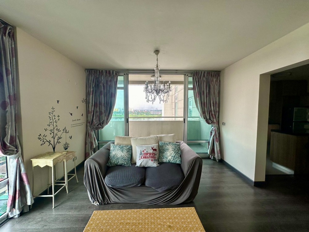 For SaleCondoChaengwatana, Muangthong : Urgent sale 🌇 The Lake Condo (The Lake Condo) Muang Thong Thani ✨ Corner room, lake view, size 70 sq m., newly renovated, fully furnished ✨