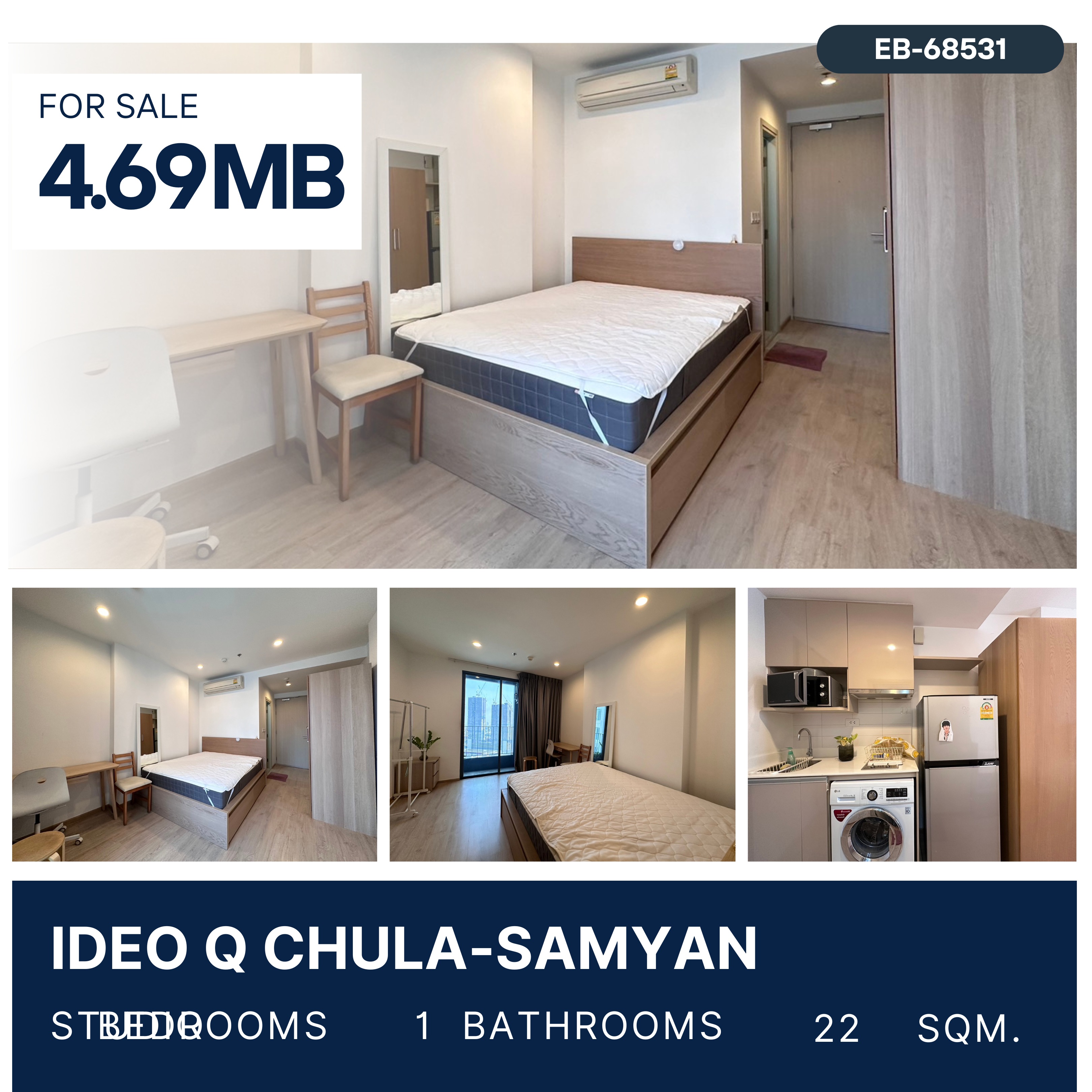 For SaleCondoSiam Paragon ,Chulalongkorn,Samyan : IDEO Q Chula-Samyan Studio High Fl. 4.69 MB.