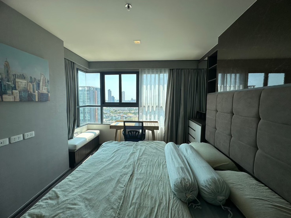 For RentCondoWongwianyai, Charoennakor : For rent 2Bed Condo IDEO Sathorn-Wongwian Yai 28,000, fully furnished and electric appliances, can make an appointment to see the actual picture.