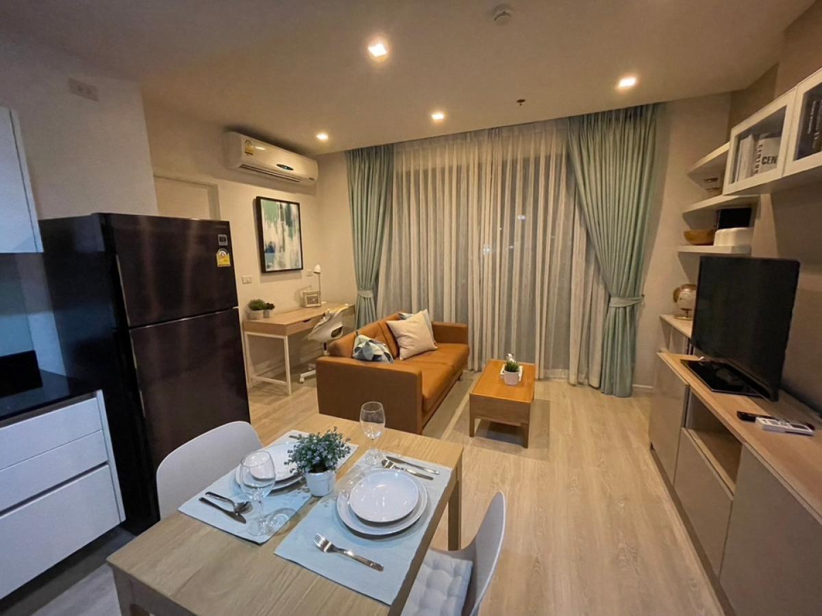 For SaleCondoRatchadapisek, Huaikwang, Suttisan : 🔥Urgent sale🔥 Condo Quinn Ratchada 17, 1 bedroom, room size 45 sq.m., fully furnished, perfectly built-in (negotiable) 🛋️🤝