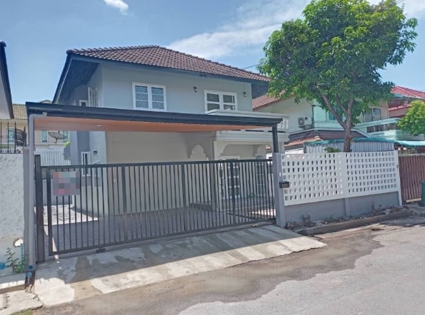 For SaleHouseChokchai 4, Ladprao 71, Ladprao 48, : For sale: 2-storey detached house, area 61.9 sq.wa., Nakniwat Road 42 (Soi Lat Phrao 71), Lat Phrao, Lat Phrao District, Bangkok, near the Yellow Line and Lat Phrao MRT Stations.