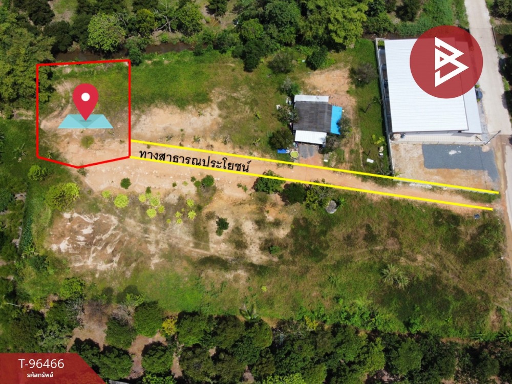 For SaleLandChanthaburi : Urgent sale of vacant land, area 1 ngan 26.8 sq.wa, Plap Phla, Chanthaburi