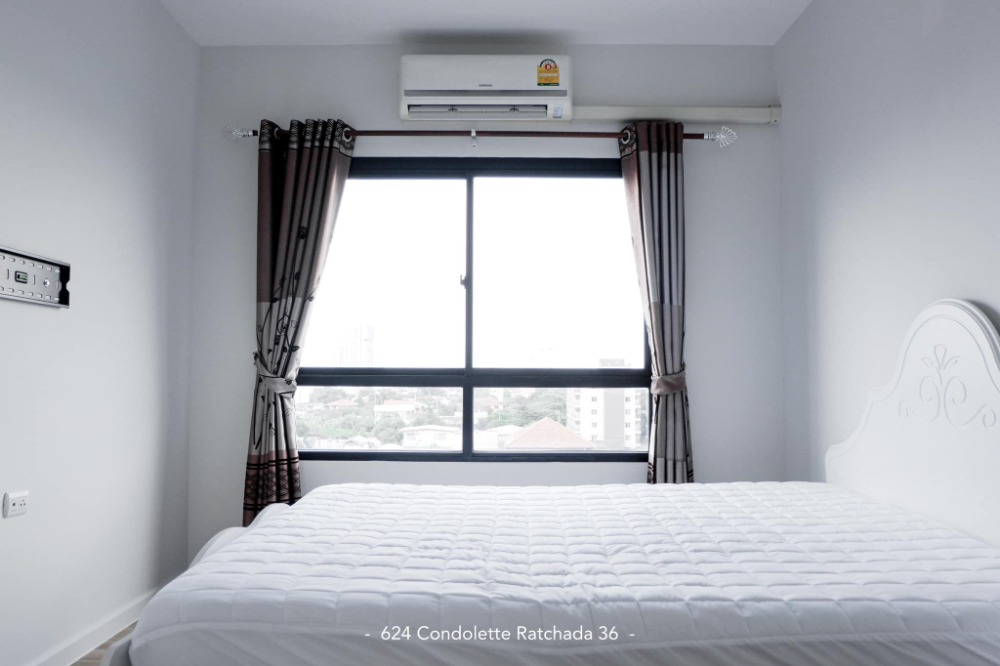 For SaleCondoRatchadapisek, Huaikwang, Suttisan : Condo for sale 624 CONDOLETTE Ratchada 36, ​​size 48 sq m, Building A ** Chandrakasem Rajabhat University**