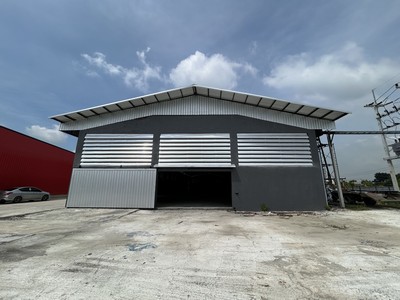 For RentWarehouseChachoengsao : RK562 Newly built warehouse for rent, 1,440 square meters, Khlong Luang Phaeng, Mueang Chachoengsao District, with container parking lot, near the airport