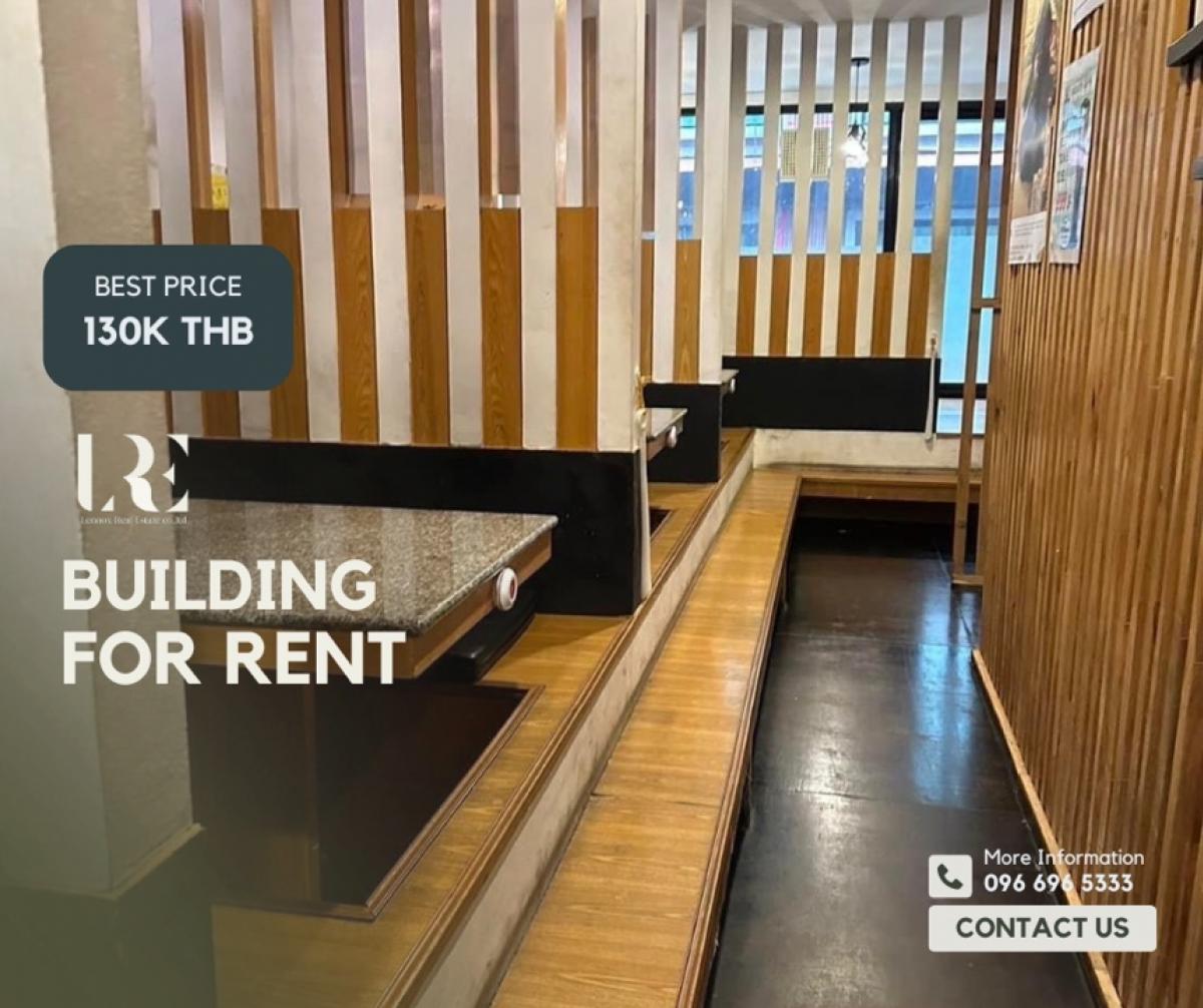 For RentShophouseSukhumvit, Asoke, Thonglor : Commercial building for rent in Phrom Phong 5min to BTS - Call: 096-696-5333/Line: @Lennox