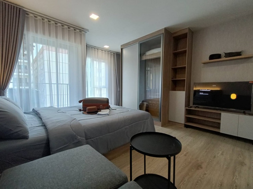 For RentCondoPathum Thani,Rangsit, Thammasat : For rent: Kave Town Island 1 Bed Special, Building A, 6th floor, new room, decorated, ready to move in, complete furniture