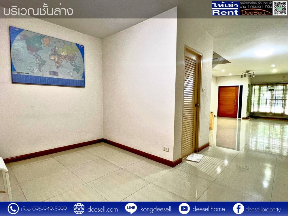 For RentTownhousePattanakan, Srinakarin : Townhouse for rent, Phatthanakan 31/1, 3-storey townhouse, Royal Home, good condition, reasonable price, easy on the pocket.