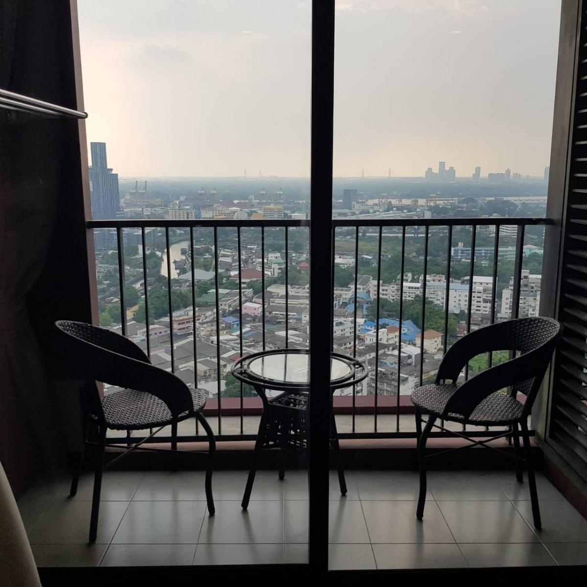 For RentCondoOnnut, Udomsuk : Condo for rent📣Wyne Sukhumvit 🌈BRS Phra Khanong🌈River view, corner room