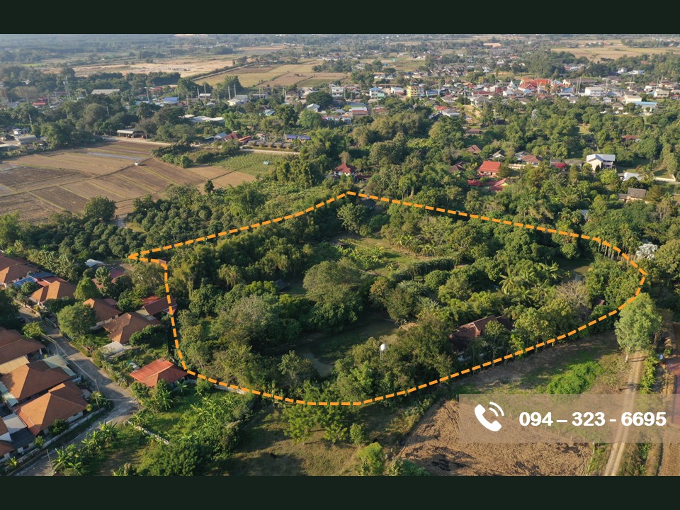 For SaleLandChiang Rai : Land for sale in Chiang Rai, no flooding, 11 rai, near Singha Park