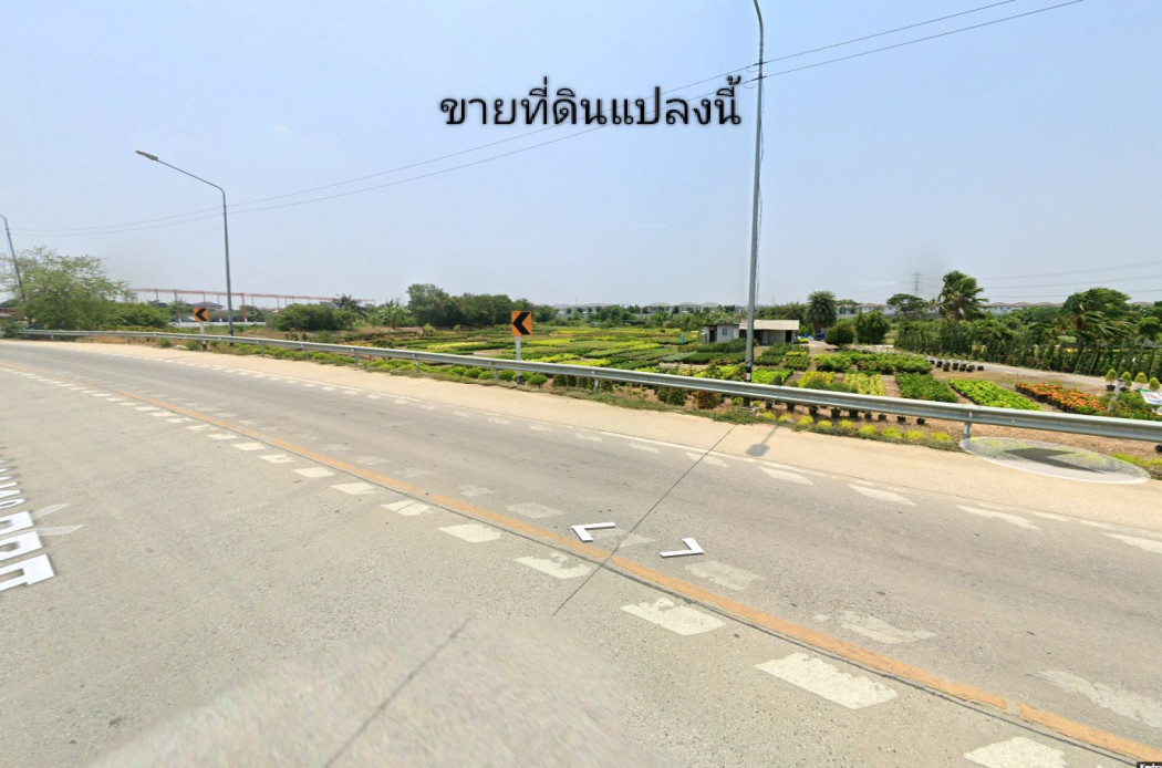 ขายที่ดินนนทบุรี บางใหญ่ บางบัวทอง : ขายที่ดินแปลงสวย ติดถนนบางม่วง - บางคูลัด เนื้อที่ 13-3-4 ไร่  อำเภอบางกรวย จังหวัดนนทบุรี เหมาะทำโครงการจัดสรร