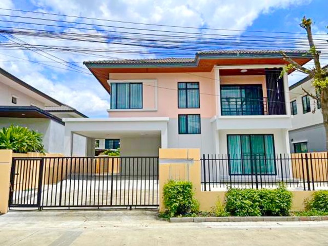 For RentHouseSamut Prakan,Samrong : Delight (Bangna-Srinakarin) Renovated Ikea Bangna 2.8 km.2-storey house for rent 3 bed 3 bath