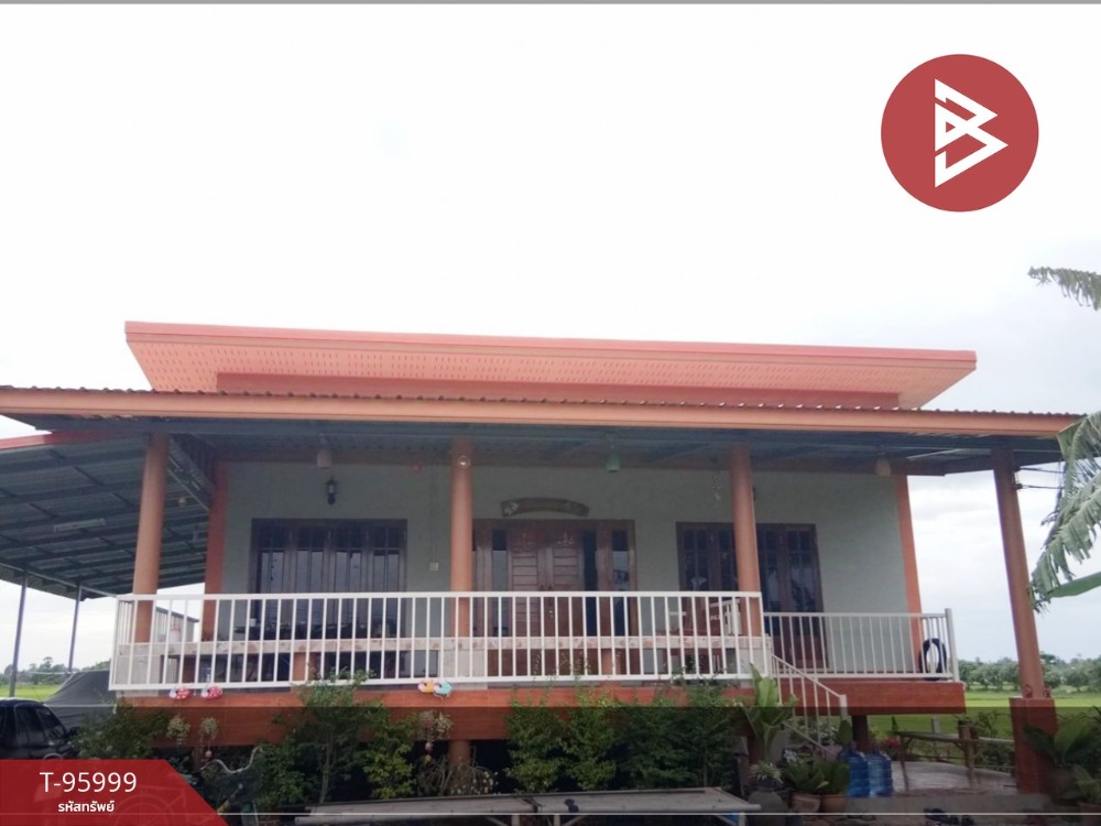 For SaleHouseAng Thong : Single house for sale with land, area 4 rai 3 ngan 33 square wa, Samko, Ang Thong