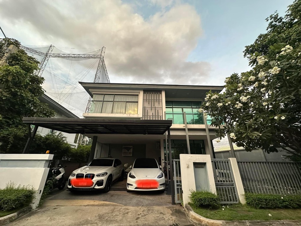 For RentHouseChaengwatana, Muangthong : Single house for rent, Setthasiri Chaengwattana - Prachachuen 1, corner house, fully furnished, near expressway, Thunder Dome and Central Chaengwattana