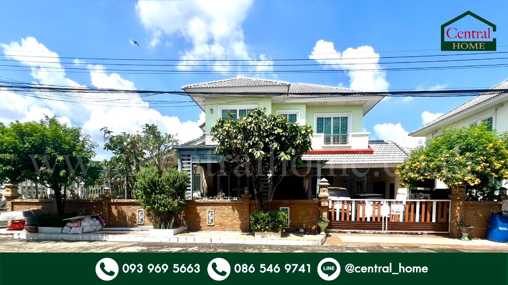 For SaleHousePathum Thani,Rangsit, Thammasat : 2-storey detached house, Nonthicha Garden Village, Lam Luk Ka - Khlong 8