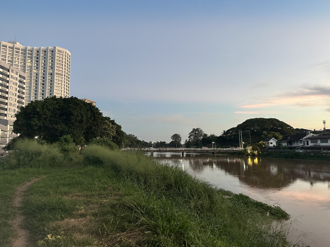 For SaleLandChiang Mai : Urgent sale, super discount, land on the Rimping River, next to Rajavej Hospital, Chiang Mai, only 80,000 baht per square wa, can be sold separately.