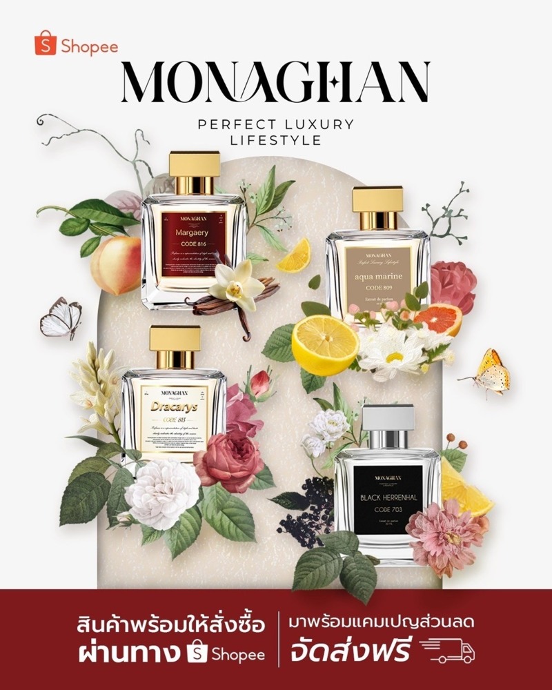 For LeaseholdRetailSiam Paragon ,Chulalongkorn,Samyan : Accepting additional partners, Monaghan perfume brand, 3 branches: Siam Square One, The Mall Bangkapi, Thonglor