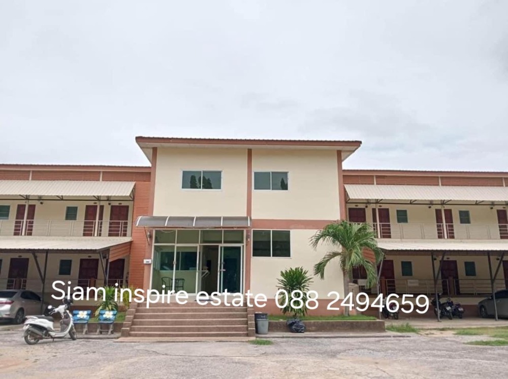 For SaleBusinesses for saleKhon Kaen : For sale: 2-storey, 20-room dormitory in Mueang Khon Kaen District, with rental rooms in front of the dormitory.