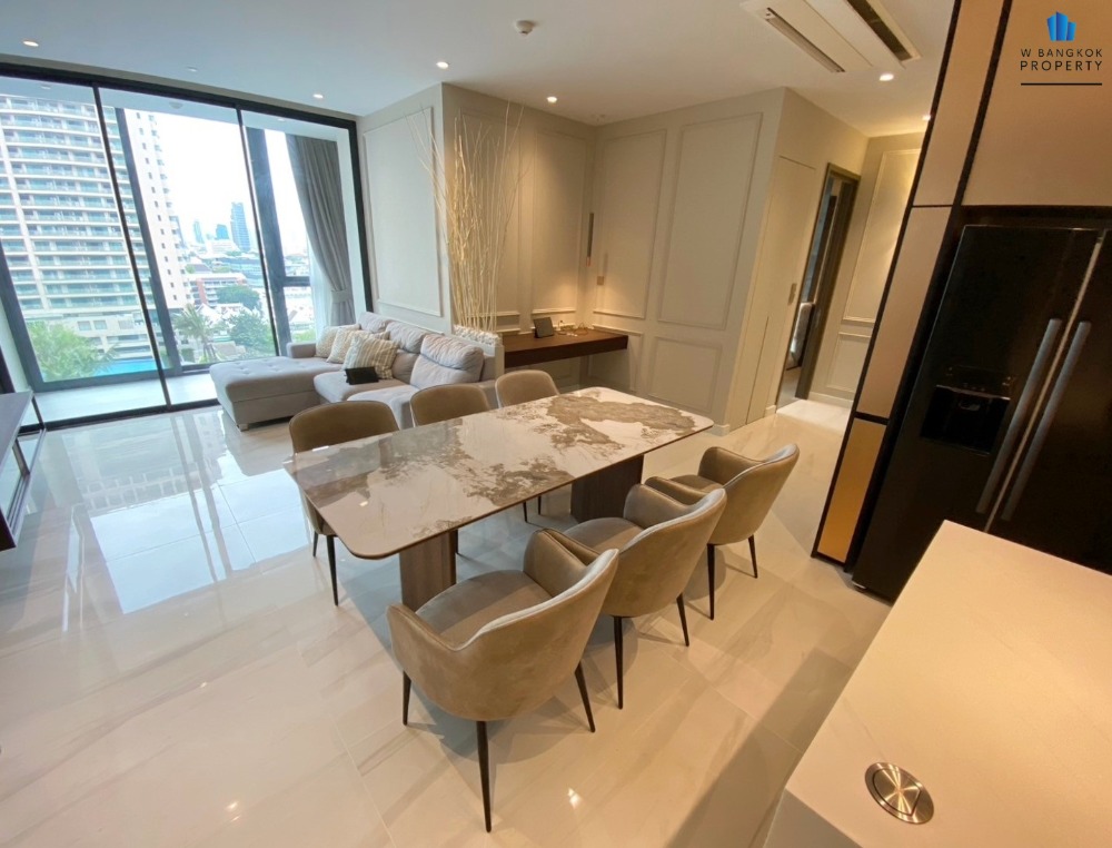 For RentCondoSathorn, Narathiwat : Super Luxury Condo For rent: Supalai Icon Sathorn, 3-Bed, 3-Bath, 115 sq m., swimming pool view, very beautiful, in the heart of Sathorn