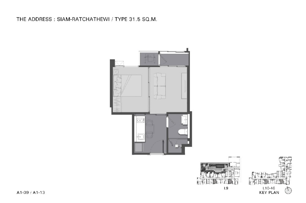 ขายคอนโดราชเทวี พญาไท : 𝘽𝙀𝙎𝙏 𝙋𝙀𝙄𝘾𝙀 ❗❗ 1 Bedroom 31.5ตร.ม  BTS ราชเทวี เพียง 150 เมตร 💥 : The Address Siam Ratchathewi : Aum 065-512-1395