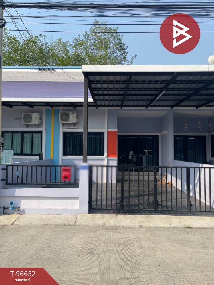 For SaleTownhomeRayong : Townhouse for sale, Sapmanee Village 999, Phase 9, Nikhom Phatthana Subdistrict, Nikhom Phatthana District, Rayong Province