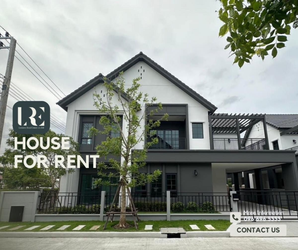 ให้เช่าบ้านบางนา แบริ่ง ลาซาล : House for rent at Centro Bangna, Fully furnished (Call: 0966965333)