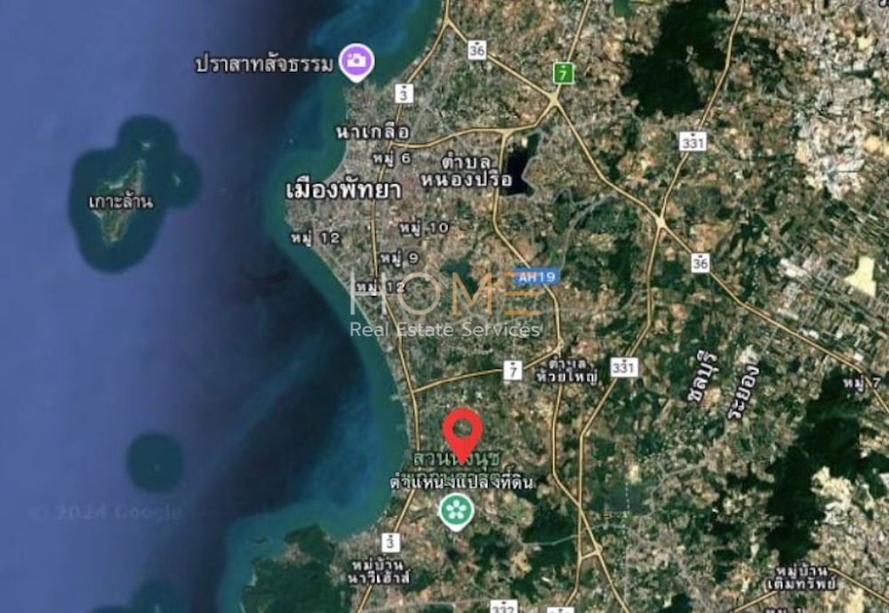 For SaleLandPattaya, Bangsaen, Chonburi : Land near Nongnooch Garden / 14 Rai (SALE) NEWC298