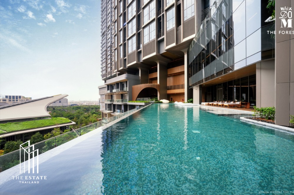 ให้เช่าคอนโดบางนา แบริ่ง ลาซาล : For rent Whizdom The Forestias (Destinia) 35.13  sq.m. 1 bedroom @26,500 Baht