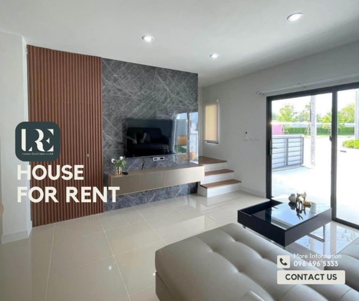 ให้เช่าทาวน์เฮ้าส์/ทาวน์โฮมบางนา แบริ่ง ลาซาล : Townhome for rent at Pleno Sukhumvit-Bangna 2, fully furnished (call: 0966965333)