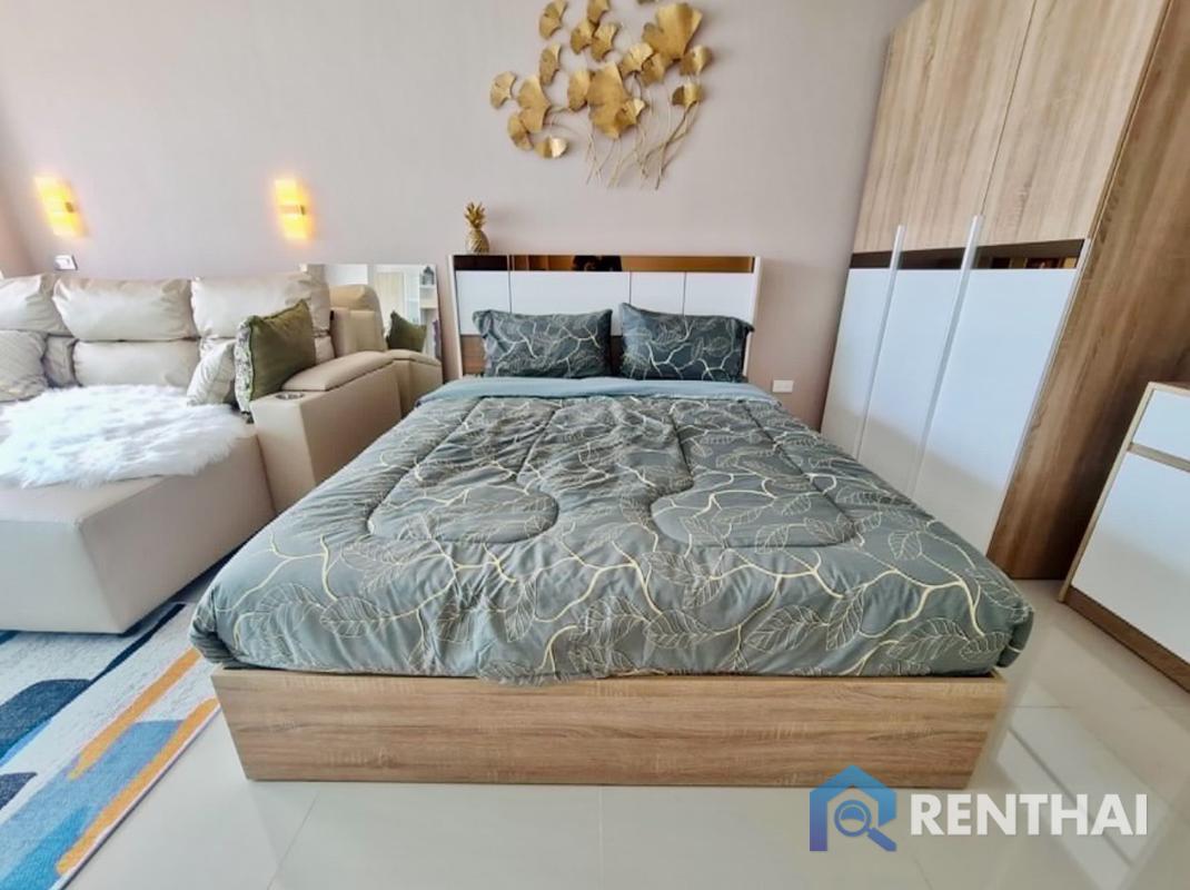 For SaleCondoPattaya, Bangsaen, Chonburi : Fully Furnished Studio in View Talay 5 sale 2.79 Mb come with sea view