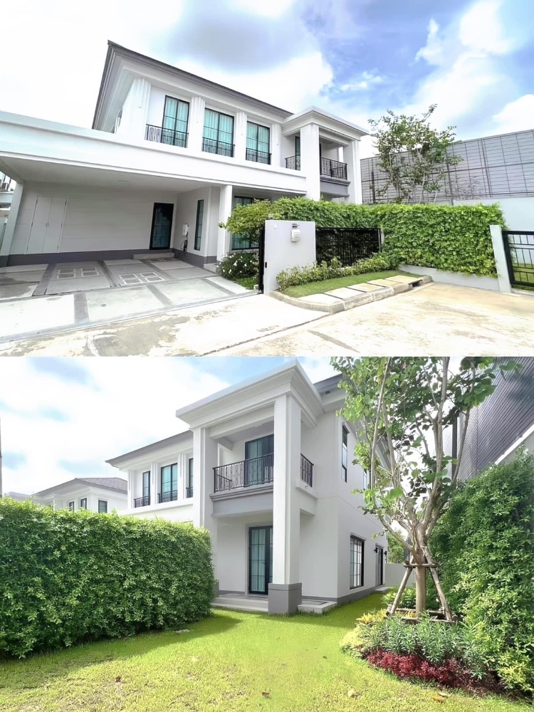 For RentHouseSeri Thai, Ramkhamhaeng Nida : Corner detached house!! In the Setthasiri Seri Thai project, good location, convenient transportation