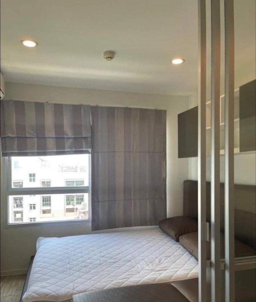 For RentCondoOnnut, Udomsuk : Condo Lumpini Ville Onnut 46 (Lumpini Ville Onnut 46) 7th floor, Building D, usable area 22.5 square meters, 1 studio room, very beautiful, price 6,500 baht.