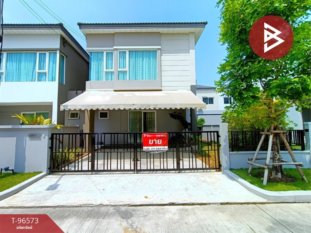 For SaleHousePhutthamonthon, Salaya : For sale: semi-detached house at the beginning of the project, Pleno Town Village, Pinklao-Sai 5, Nakhon Pathom (Pleno Town Pinklao-Sai5)