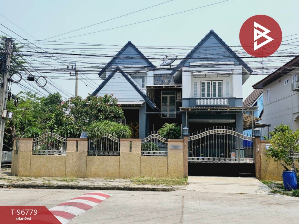 For SaleHouseRama 2, Bang Khun Thian : For sale: corner house, Khunalai Village, Bang Khun Thian, Bangkok