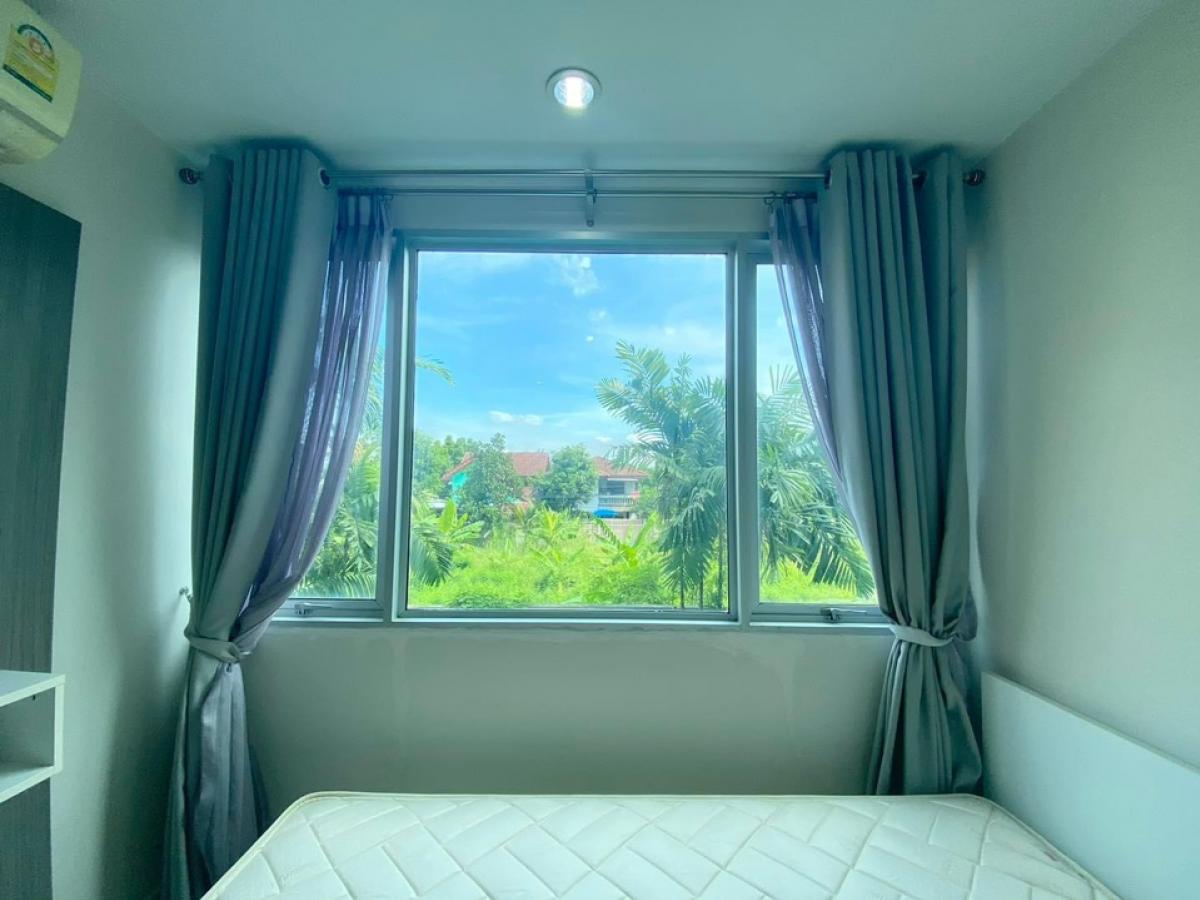 For RentCondoRama5, Ratchapruek, Bangkruai : For rent S9 Sammakorn Condo, garden-like atmosphere, beautiful room, natural view, near MRT Bang Rak Yai