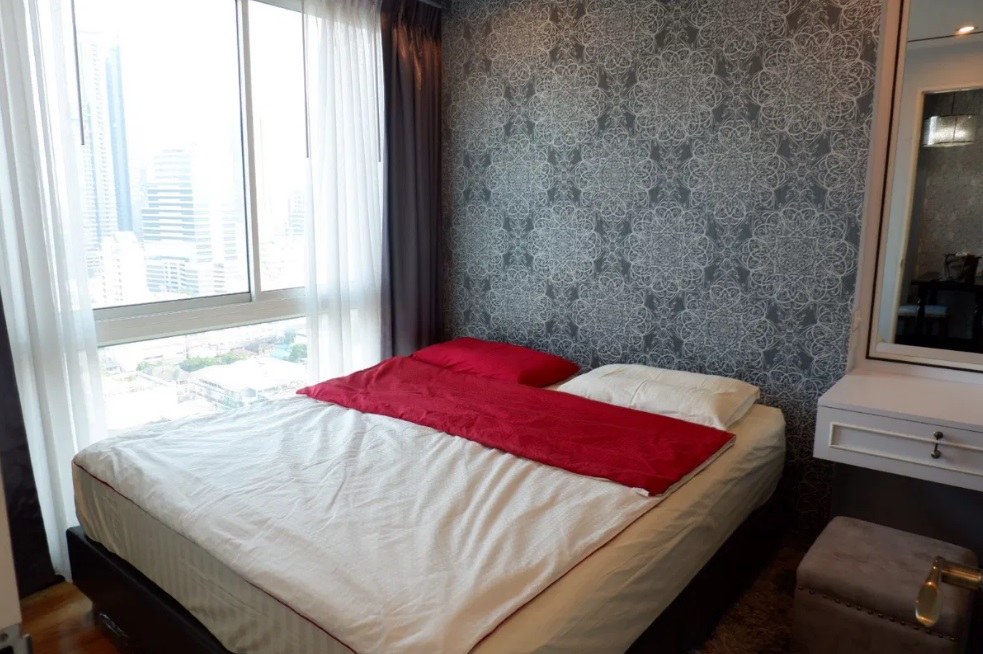 For RentCondoSiam Paragon ,Chulalongkorn,Samyan : For Rent! Luxurious Wish @ Samyan Condo: 1 Bedroom, 37 sqm, 22nd Floor, Stunning View, 300m to Sam Yan MRT/Chula Uni, Prime Dining Area, Beautifully Furnished, Move-in Ready