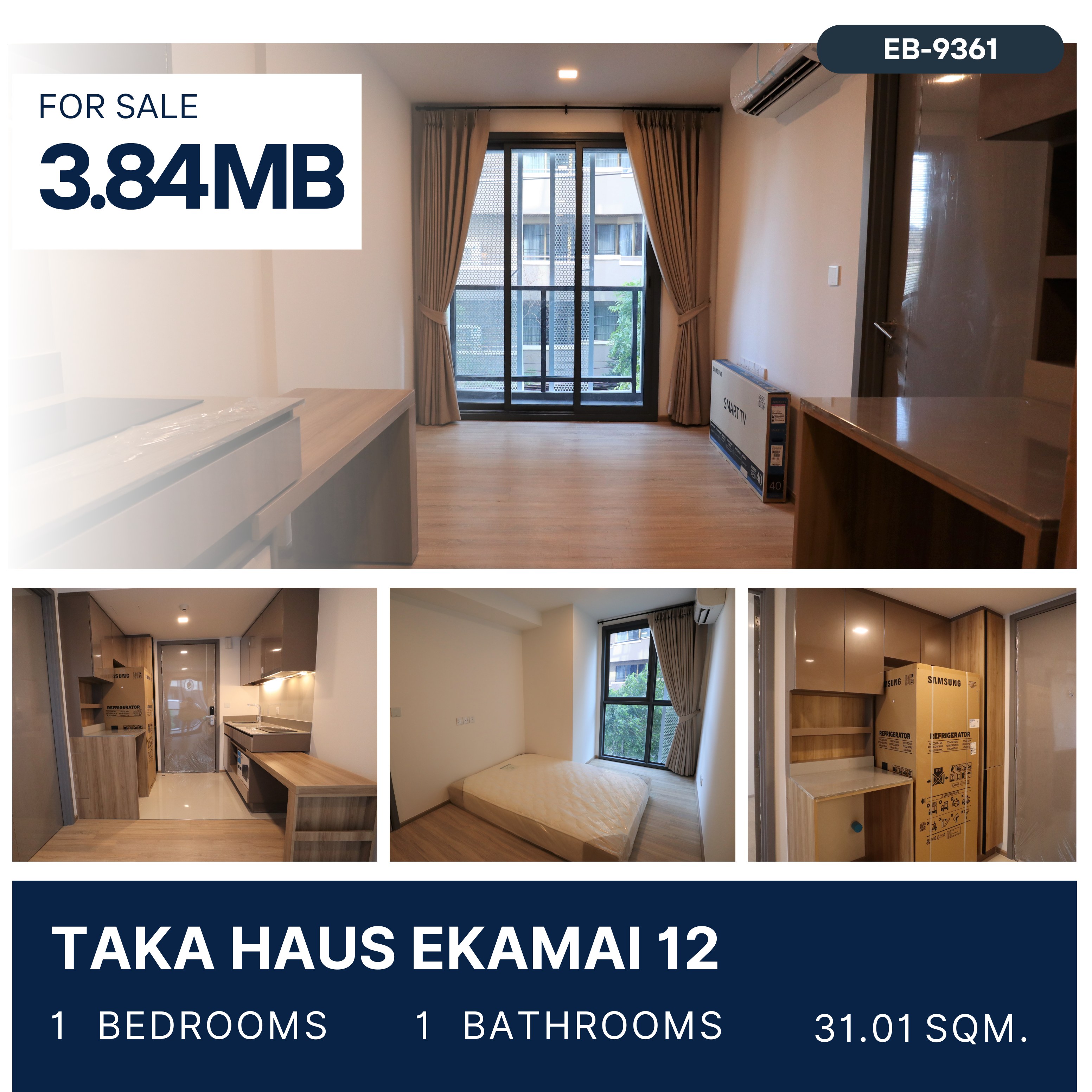 For SaleCondoSukhumvit, Asoke, Thonglor : TAKA HAUS EKAMAI 12 new rooms from the project 3.84 MB.