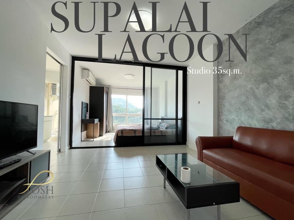 For RentCondoPhuket : For rent Supalai Lagoon Condo, Sapam-Ko Kaeo, with furniture and appliances, ready to move in