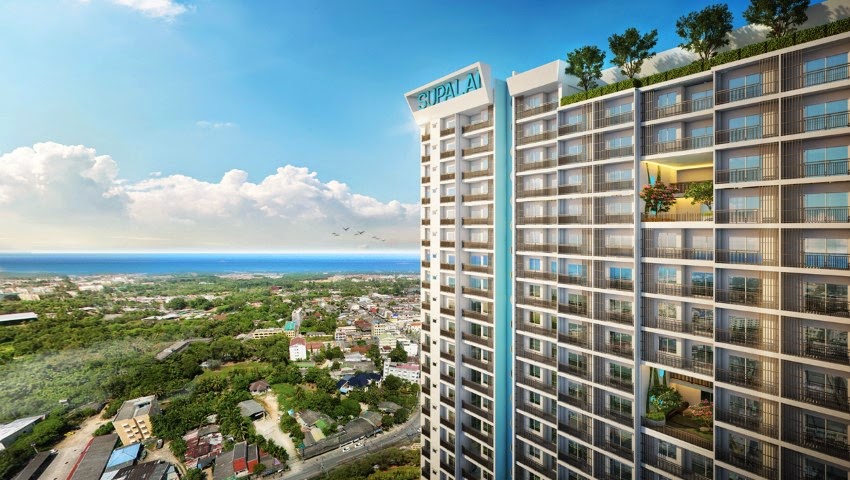 ขายคอนโดพัทยา บางแสน ชลบุรี สัตหีบ : Supalai Mare 2 bedroom apartment for sale Pattaya