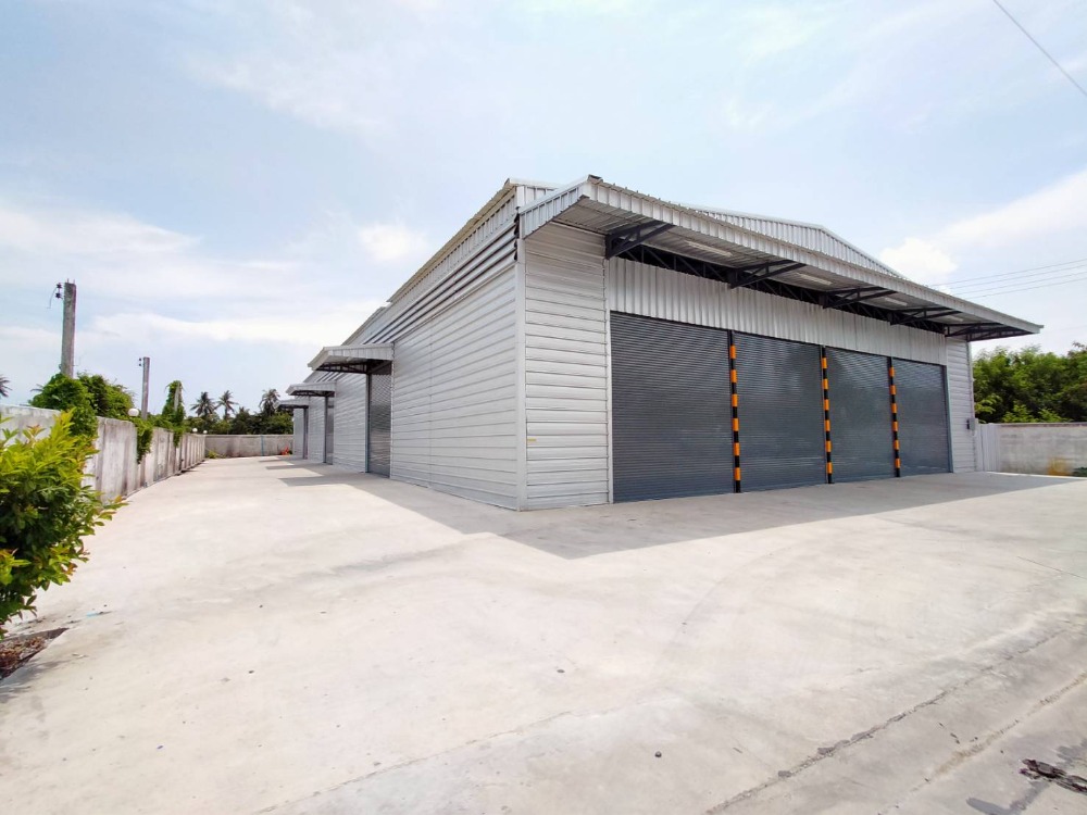 For RentWarehouseEakachai, Bang Bon : Ready-made warehouse for rent, Ekachai Bang Bon location, usable area 400 sq m., good location, convenient access in and out.