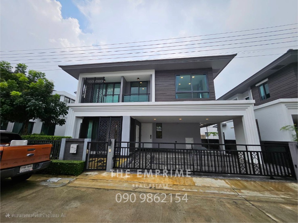 For RentHouseBangna, Bearing, Lasalle : For Rent Grand Britania Bangna Km.12 (Grand Britania Bangna Km.12) Beautiful house, good price, call 0909862154