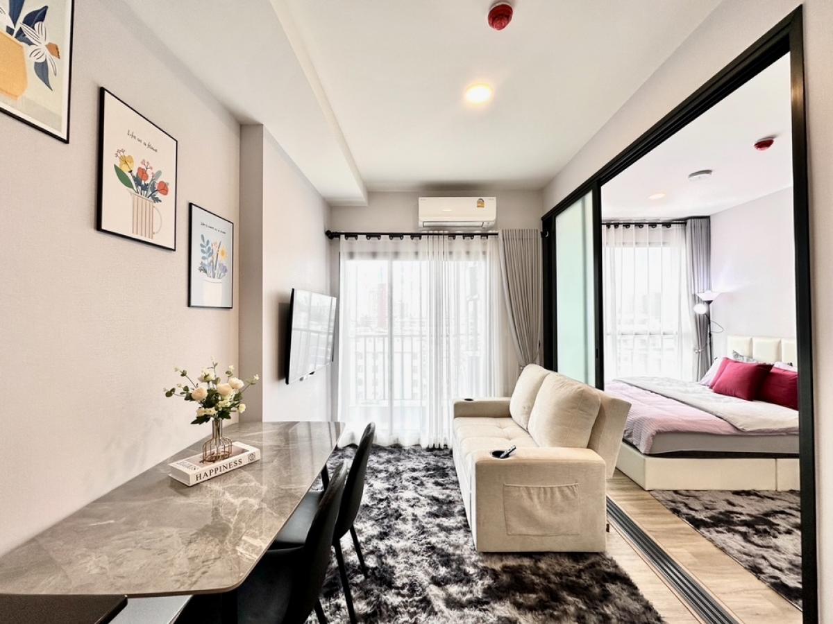 For RentCondoRatchadapisek, Huaikwang, Suttisan : Only 250 meters from MRT, book now! ❤️New room, beautifully decorated, brand new, every piece, The Stage Mindscape Condo, Ratchada-Huai Khwang, the first person in the room, guaranteed newness. Interested in making an appointment to see or book now, accep