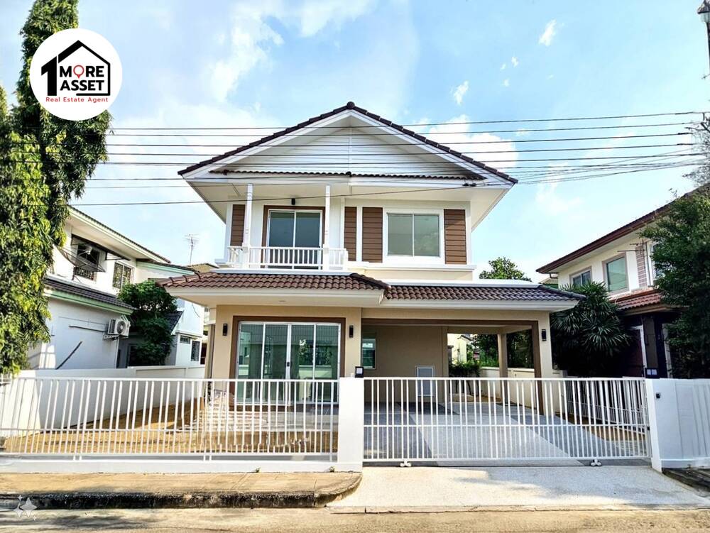 For SaleHouseChaengwatana, Muangthong : Urgent sale!! Single house, Pruksa Lada, Tiwanon-Ratchaphruek, beautiful house, newly decorated, good price, shady atmosphere, on Road 345