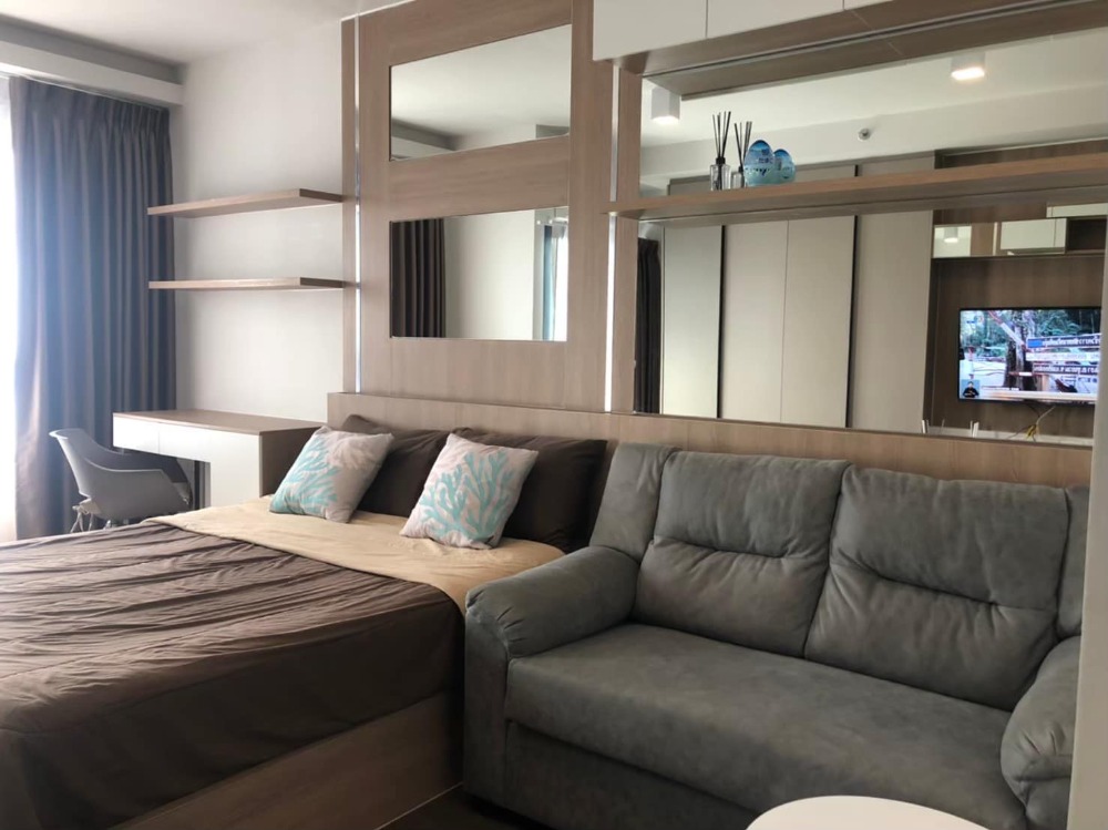 For RentCondoOnnut, Udomsuk : 🎊FOR RENT>> I Deo Sukhumvit 93>> 🌟Studio room, size 27 sq m., 17th floor, Building B, built-in furniture, next to BTS Bang Chak #LV-MO815