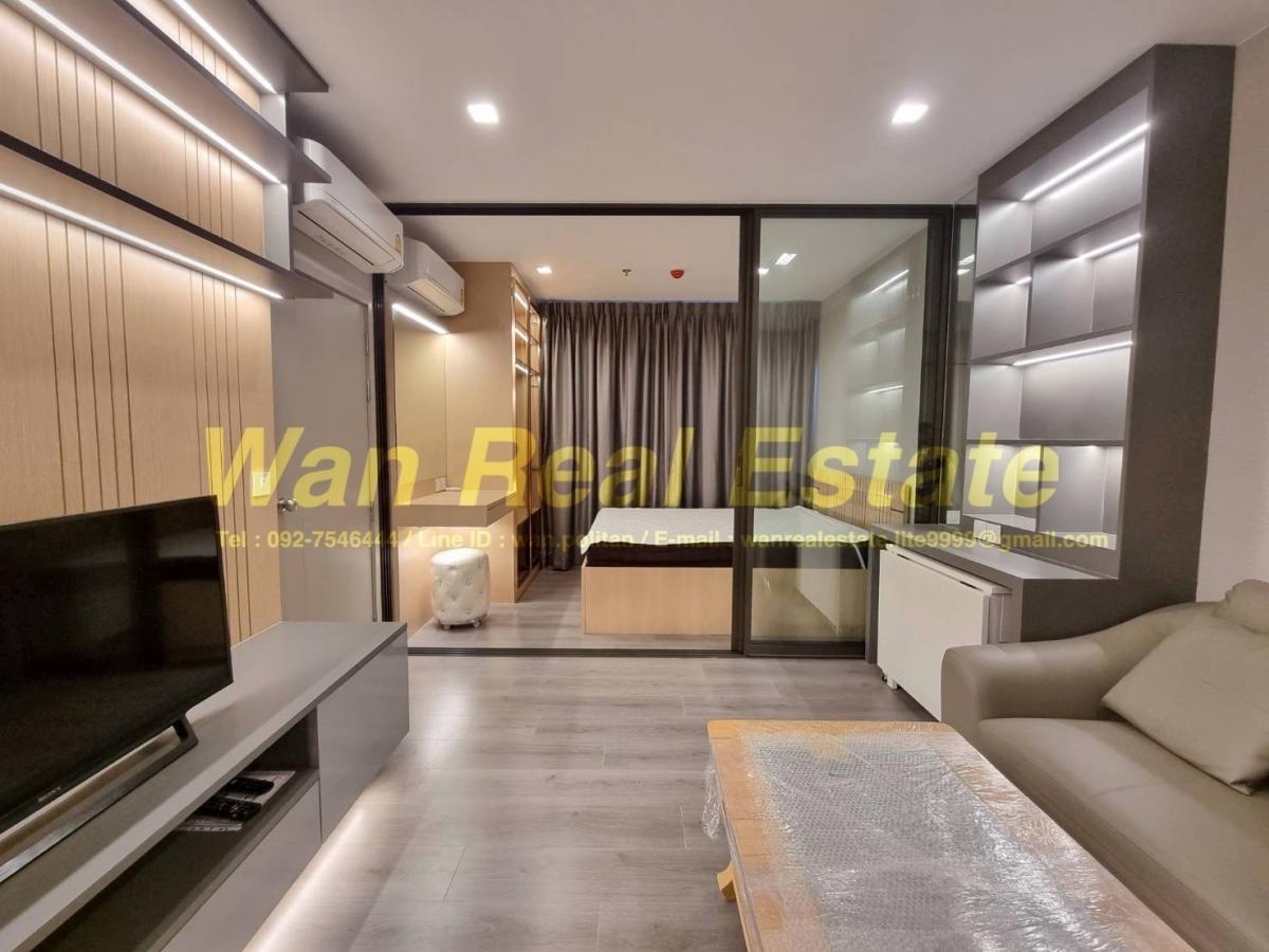 For RentCondoRattanathibet, Sanambinna : For rent Politan Aqua, 50th floor, size 31 sq m., river view, beautifully decorated, fully furnished, ready to move in