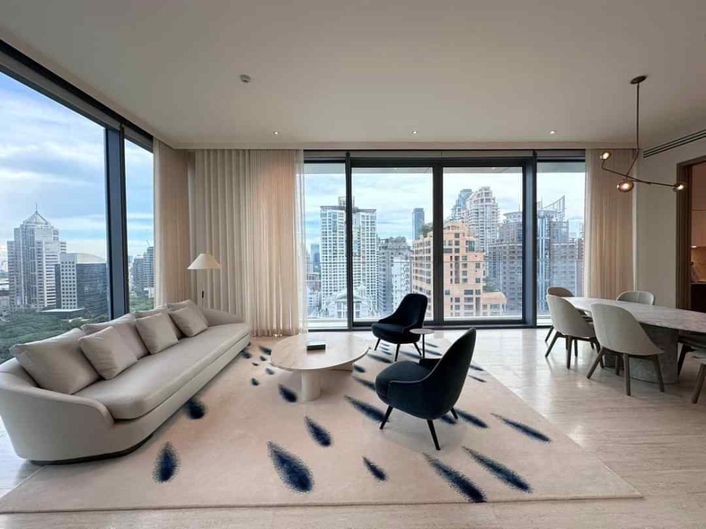 For RentCondoWitthayu, Chidlom, Langsuan, Ploenchit : Urgent!!! Condo for rent ❄️Luxury❄️ Scope Langsuan project, 2 bedrooms, 3 bathrooms, 18th floor, size 163.00 sq m., special price 380,000 baht